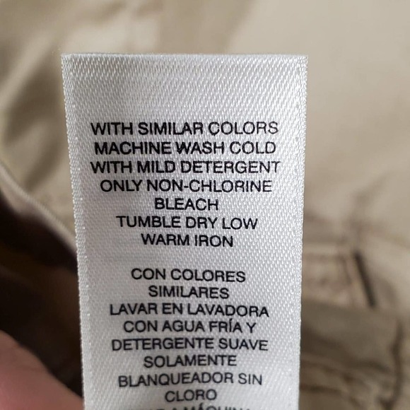 Chico's Lace Applique Utility Jacket Khaki White Size 2 Petite - Picture 10 of 16